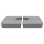 Juego bases de sombrilla 4 uds para parasol cruzado PP 100 kg de , Bases para sombrillas - Ref: Foro24-847447, Precio: 87,05 ...