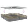 Juego bases de sombrilla 4 uds para parasol cruzado PP 100 kg de , Bases para sombrillas - Ref: Foro24-847447, Precio: 87,05 ...