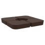 Juego bases de sombrilla 4 uds para parasol cruzado PP 100 kg de , Bases para sombrillas - Ref: Foro24-847445, Precio: 75,69 ...