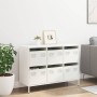 Aparador de acero laminado en frío blanco 101,5x39x73,5 cm de , Aparadores - Ref: Foro24-851267, Precio: 180,28 €, Descuento: %
