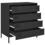 Aparador de acero laminado en frío negro 68x39x73,5 cm de , Aparadores - Ref: Foro24-851286, Precio: 124,07 €, Descuento: %