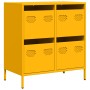 Aparador acero laminado en frío amarillo mostaza 68x39x73,5 cm de , Aparadores - Ref: Foro24-851259, Precio: 137,23 €, Descue...