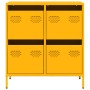 Aparador acero laminado en frío amarillo mostaza 68x39x73,5 cm de , Aparadores - Ref: Foro24-851259, Precio: 137,23 €, Descue...