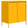 Aparador acero laminado en frío amarillo mostaza 68x39x73,5 cm de , Aparadores - Ref: Foro24-851259, Precio: 137,23 €, Descue...