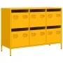 Aparador acero laminado frío amarillo mostaza 101,5x39x73,5 cm by , Sideboards - Ref: Foro24-851265, Price: 179,01 €, Discoun...