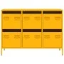 Aparador acero laminado frío amarillo mostaza 101,5x39x73,5 cm by , Sideboards - Ref: Foro24-851265, Price: 179,01 €, Discoun...