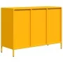 Aparador acero laminado frío amarillo mostaza 101,5x39x73,5 cm by , Sideboards - Ref: Foro24-851265, Price: 179,01 €, Discoun...