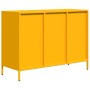 Aparador acero laminado frío amarillo mostaza 101,5x39x73,5 cm de , Aparadores - Ref: Foro24-851265, Precio: 181,29 €, Descue...