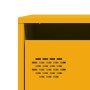 Aparador acero laminado frío amarillo mostaza 101,5x39x73,5 cm de , Aparadores - Ref: Foro24-851265, Precio: 181,29 €, Descue...