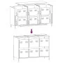 Aparador acero laminado frío amarillo mostaza 101,5x39x73,5 cm by , Sideboards - Ref: Foro24-851265, Price: 179,01 €, Discoun...