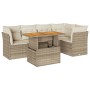 Juego de sofás jardín con cojines 6 pzas ratán sintético beige de , Conjuntos de jardín - Ref: Foro24-3326928, Precio: 480,41...