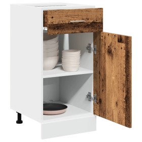 Armario inferior cajón cocina madera envejecida 40x46x81,5cm de , Armarios de cocina - Ref: Foro24-856083, Precio: 66,36 €, D...