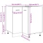Armario cocina madera ingeniería envejecida 75,5x75,5x81,5 cm de , Armarios de cocina - Ref: Foro24-856095, Precio: 106,13 €,...