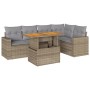 Juego de sofás jardín con cojines 6 pzas ratán sintético beige de , Conjuntos de jardín - Ref: Foro24-3327041, Precio: 473,21...