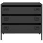 Aparador de acero laminado en frío negro 68x39x58,5 cm de , Aparadores - Ref: Foro24-851292, Precio: 80,04 €, Descuento: %