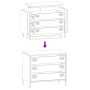 Aparador de acero laminado en frío negro 68x39x58,5 cm de , Aparadores - Ref: Foro24-851292, Precio: 80,04 €, Descuento: %