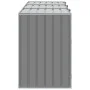 Cobertizo de 3 contenedores basura acero gris 216x81x115 cm de , Soportes para contenedores de residuos - Ref: Foro24-4006180...