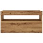 Muebles TV con luces LED 2 uds madera ingeniería roble artisan de , Muebles TV - Ref: Foro24-856318, Precio: 85,70 €, Descuen...