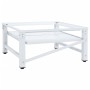 Soporte pedestal para lavadora con estante extraíble blanco de , Accesorios para lavadoras y secadoras - Ref: Foro24-4009873,...