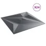 Paneles de pared 24 uds XPS estrella gris 50x50 cm 6 m² by , Wall covering - Ref: Foro24-4100069, Price: 58,30 €, Discount: %
