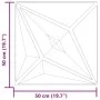 Paneles de pared 24 uds XPS estrella gris 50x50 cm 6 m² by , Wall covering - Ref: Foro24-4100069, Price: 58,30 €, Discount: %