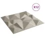 Paneles de pared 12 uds XPS diamante Beton 50x50 cm 3 m² de , Recubrimiento de paredes - Ref: Foro24-4100060, Precio: 48,41 €...