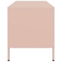 Mueble para TV acero laminado en frío rosa 68x39x43,5 cm de , Muebles TV - Ref: Foro24-851317, Precio: 70,53 €, Descuento: %