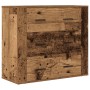Aparador madera de ingeniería madera envejecida 80x33x70 cm de , Aparadores - Ref: Foro24-857085, Precio: 104,65 €, Descuento: %