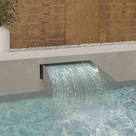 304 stainless steel garden waterfall 60x34x14 cm by vidaXL, Fountains and waterfalls - Ref: Foro24-148879, Price: 71,72 €, Di...
