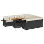 Set de sofás de jardín 11 pzas y cojines ratán sintético negro de , Conjuntos de jardín - Ref: Foro24-3327199, Precio: 752,92...