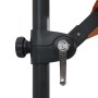 Sombrilla voladiza con luces LED terracota 250x250 cm de vidaXL, Sombrillas - Ref: Foro24-312311, Precio: 88,08 €, Descuento: %