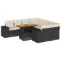 Set de sofás de jardín con cojines 9 pzas ratán sintético negro de , Conjuntos de jardín - Ref: Foro24-3327353, Precio: 598,8...