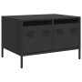 Mueble para TV acero laminado en frío negro 68x50x43,5 cm de , Muebles TV - Ref: Foro24-851238, Precio: 77,52 €, Descuento: %