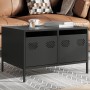 Mueble para TV acero laminado en frío negro 68x50x43,5 cm de , Muebles TV - Ref: Foro24-851238, Precio: 77,52 €, Descuento: %