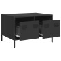 Mueble para TV acero laminado en frío negro 68x50x43,5 cm de , Muebles TV - Ref: Foro24-851238, Precio: 77,52 €, Descuento: %