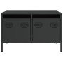 Mueble para TV acero laminado en frío negro 68x50x43,5 cm de , Muebles TV - Ref: Foro24-851238, Precio: 77,52 €, Descuento: %