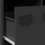 Mueble para TV acero laminado en frío negro 68x50x43,5 cm de , Muebles TV - Ref: Foro24-851238, Precio: 77,52 €, Descuento: %