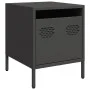 Mesita de noche acero negra 35x39x43,5 cm by , Nightstands - Ref: Foro24-851244, Price: 41,47 €, Discount: %