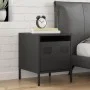 Mesita de noche acero negra 35x39x43,5 cm by , Nightstands - Ref: Foro24-851244, Price: 41,47 €, Discount: %