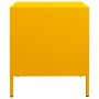 Mesita de noche acero amarillo mostaza 35x39x43,5 cm de , Mesitas de noche - Ref: Foro24-851250, Precio: 44,04 €, Descuento: %