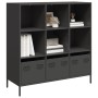 Aparador de acero negro 101,5x39x103,5 cm de , Aparadores - Ref: Foro24-851388, Precio: 121,39 €, Descuento: %