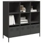 Aparador de acero negro 101,5x39x103,5 cm de , Aparadores - Ref: Foro24-851388, Precio: 120,64 €, Descuento: %