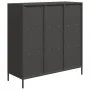 Aparador de acero negro 101,5x39x103,5 cm de , Aparadores - Ref: Foro24-851388, Precio: 120,64 €, Descuento: %