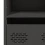 Aparador de acero negro 101,5x39x103,5 cm de , Aparadores - Ref: Foro24-851388, Precio: 120,64 €, Descuento: %