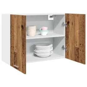Armario colgante madera de ingeniería envejecida 80x31x60 cm de , Armarios de cocina - Ref: Foro24-856110, Precio: 63,85 €, D...