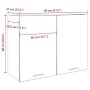 Armario colgante madera de ingeniería envejecida 80x31x60 cm de , Armarios de cocina - Ref: Foro24-856110, Precio: 63,85 €, D...