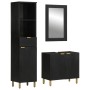 Juego de muebles de baño 3 pzas madera contrachapada negro de , Muebles de baño - Ref: Foro24-3309995, Precio: 316,49 €, Desc...