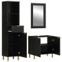 Juego de muebles de baño 3 pzas madera contrachapada negro de , Muebles de baño - Ref: Foro24-3309995, Precio: 316,49 €, Desc...