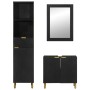 Juego de muebles de baño 3 pzas madera contrachapada negro de , Muebles de baño - Ref: Foro24-3309995, Precio: 316,49 €, Desc...