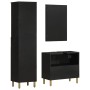 Juego de muebles de baño 3 pzas madera contrachapada negro de , Muebles de baño - Ref: Foro24-3309995, Precio: 316,49 €, Desc...